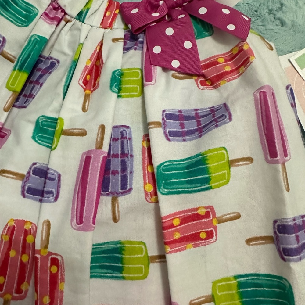 Bonnie, jean size 18 months NWT sundress with diaper cover - Picture 2 of 5